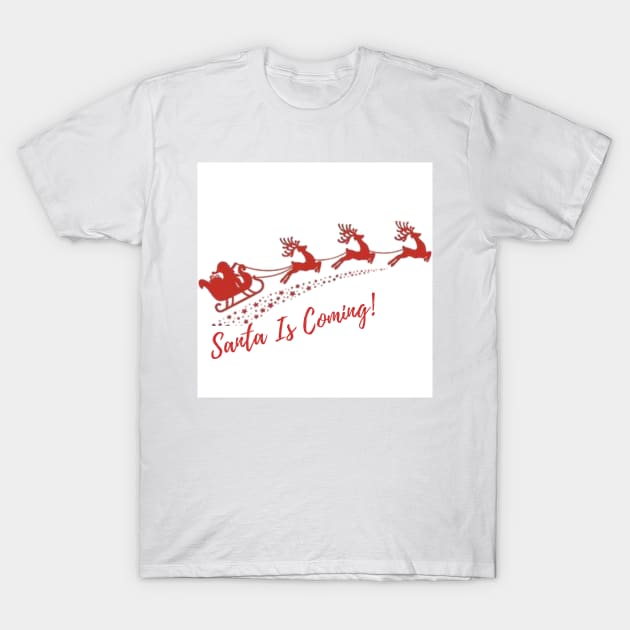 Retro Vintage Pink Santa Claus T-Shirt by Fanu2612